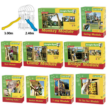 Dopňkové moduly pro dětské hřiště Jungle Gym Farm