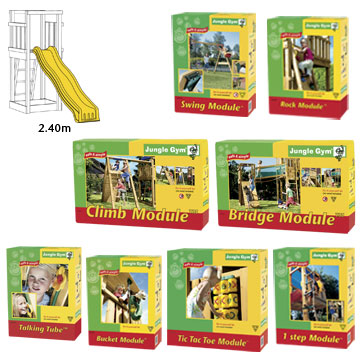 Dětské hřiště Jungle Gym Tower - seznam dopňkových modulů