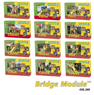 připojitelná dětská hřiště pro Bridge Modul