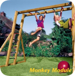 Opičí dráha pro dětské hřiště
